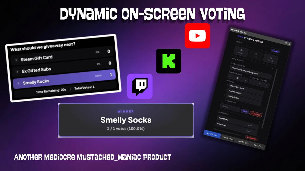 Dynamic On-Screen Voting