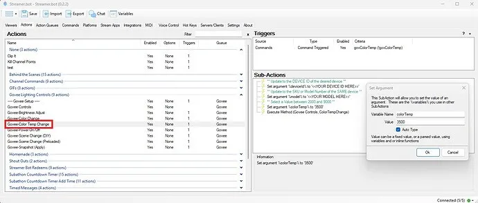 Adjusting Govee Lighting Temperature