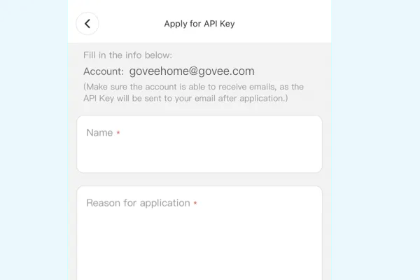 Govee API Key Application