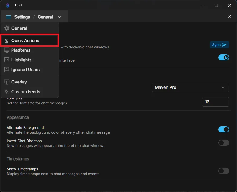 Step 2 — Add a Quick Action